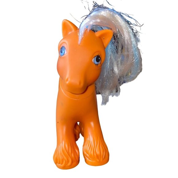 MLP Big Brother Pony Wigwam G1 Boy My Little Pony Toy - Orange With Blue Eyes & - Picture 3 of 15